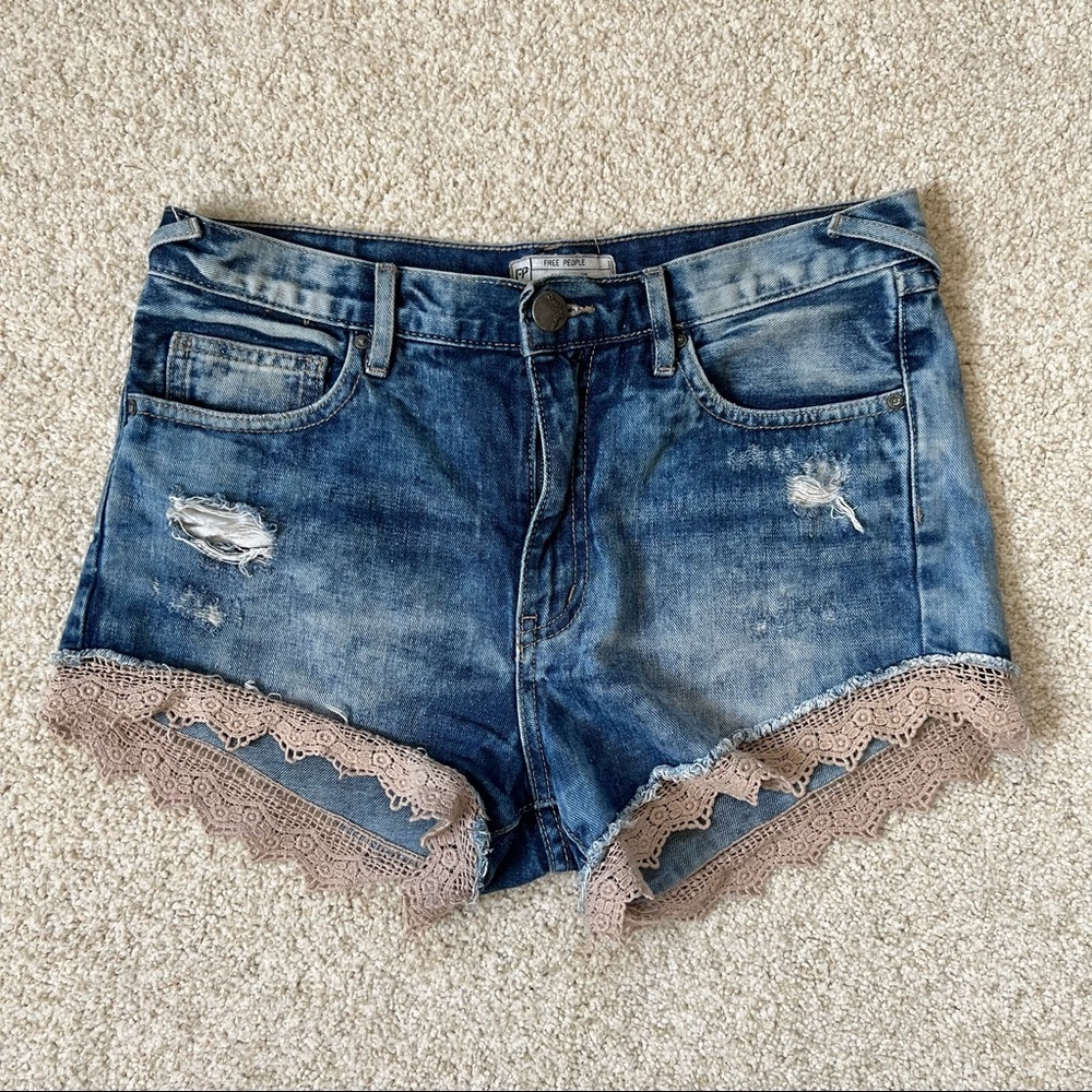 Free People Denim Shorts